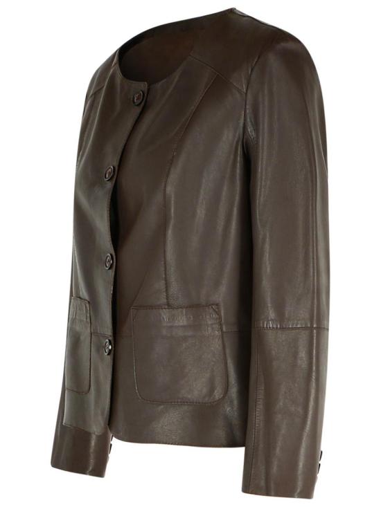 25SS 불리 가죽 자켓 BE25 6503N422 BROWN - BULLY