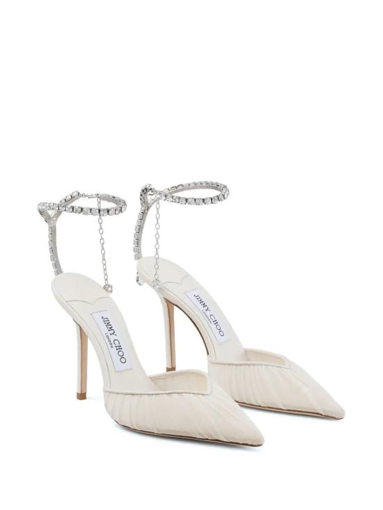 25SS 지미추 힐/펌프스 92972 SAEDA100JGQ 91642 WHITE - JIMMY CHOO