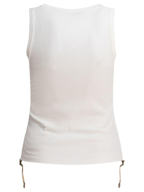 25SS 버버리 민소매 티셔츠 8109197 WHITE - BURBERRY