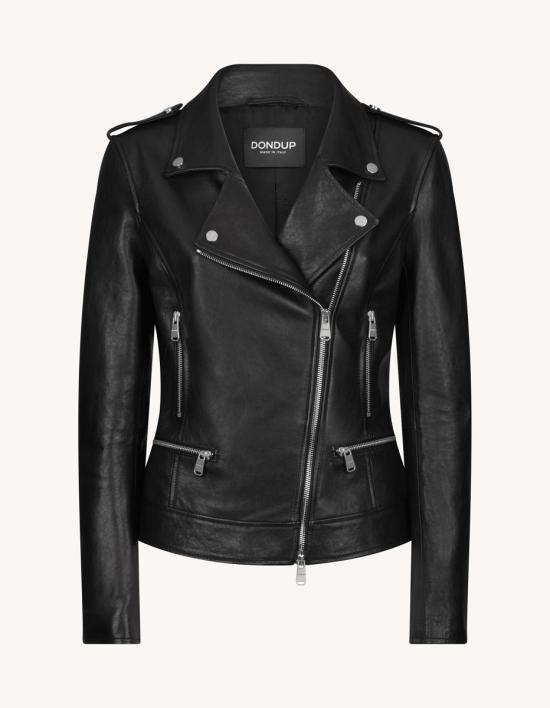 25SS 돈답 바이커 자켓 DJ667 PL0569D XXX999 NERO Black