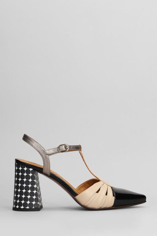 25SS 치에 미하라 힐/펌프스 414485 LOYE Black