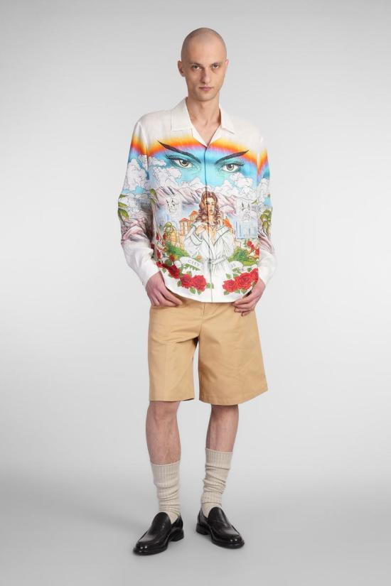 25SS 카사블랑카 긴팔 셔츠 415659 U MS25 SH 006 MULTICOLOR - CASABLANCA