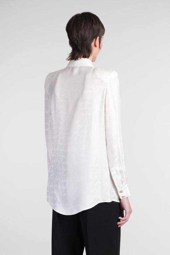 25SS 발망 블라우스 414849 EF1HS051VH30 WHITE - BALMAIN