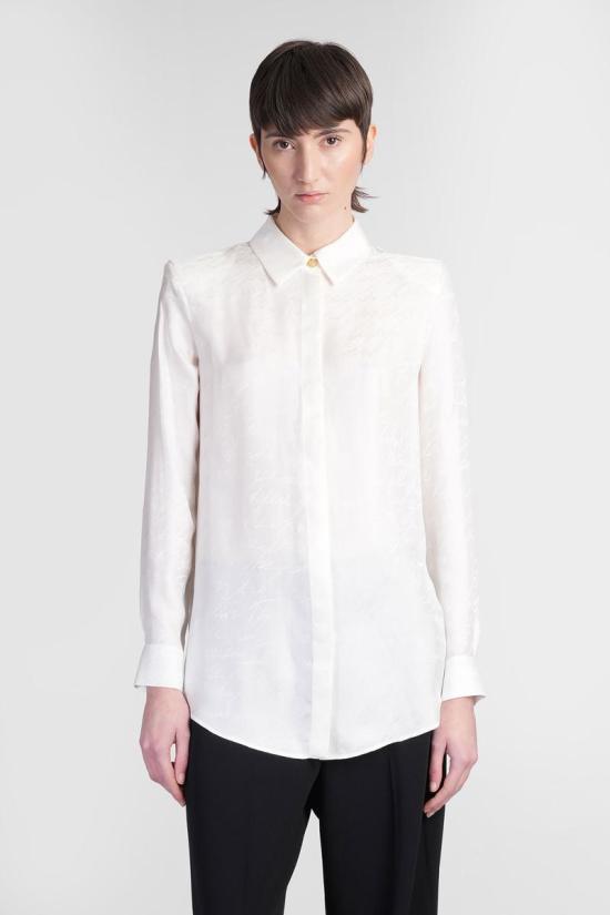 25SS 발망 블라우스 414849 EF1HS051VH30 WHITE