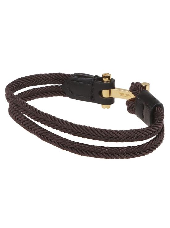 25SS 톰포드 브레이슬릿 JM100 TLE001G Black - TOMFORD