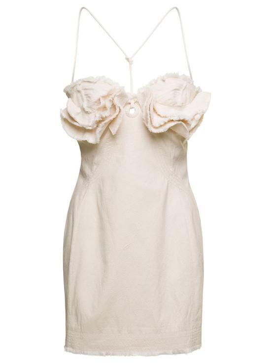 23SS 자크뮈스 숏 원피스 231DR050 1053 110 WHITE