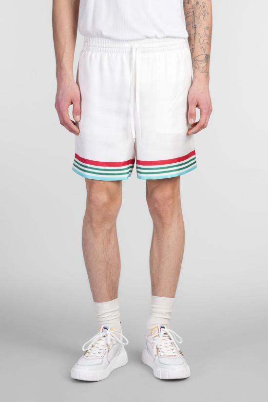 25SS 카사블랑카 숏팬츠 415652 MS25 TR 012 WHITE