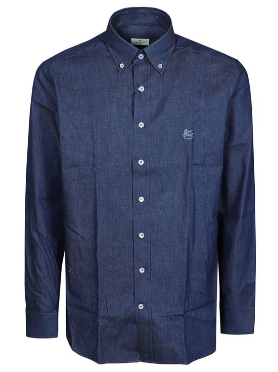 24FW 에트로 데님 셔츠 MRIB0004 99SA531 BLUE