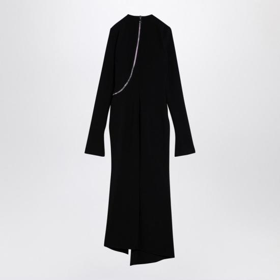 24FW 디 아티코 롱 원피스 248WCM158E100 XH ATTIC 100 102 black - THE ATTICO