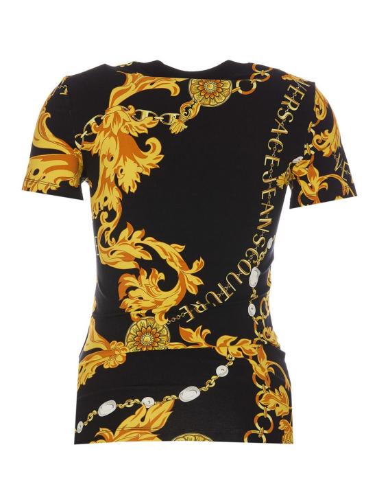  베르사체 반팔 티셔츠 75HAH608 JS214G89 Black - VERSACE