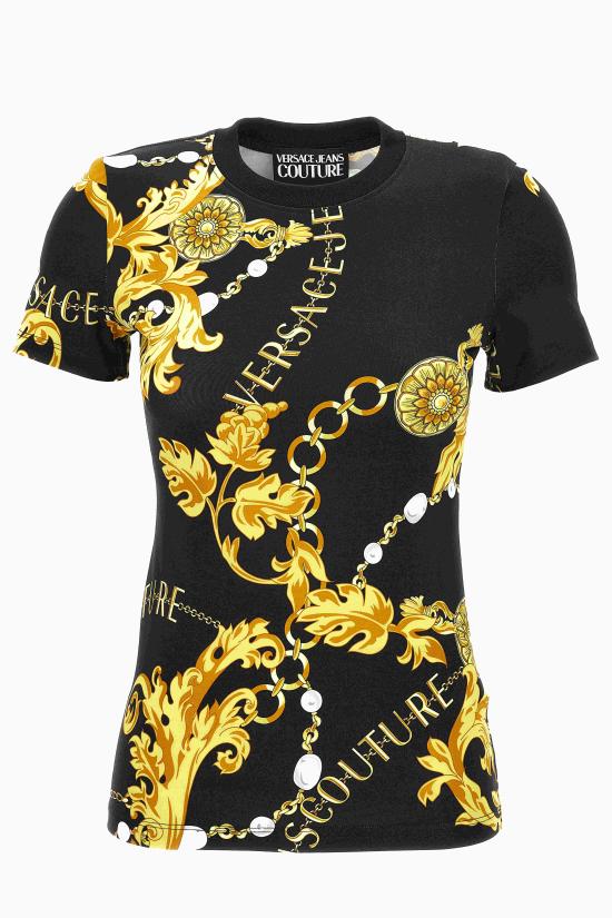  베르사체 반팔 티셔츠 75HAH608 JS214G89 Black