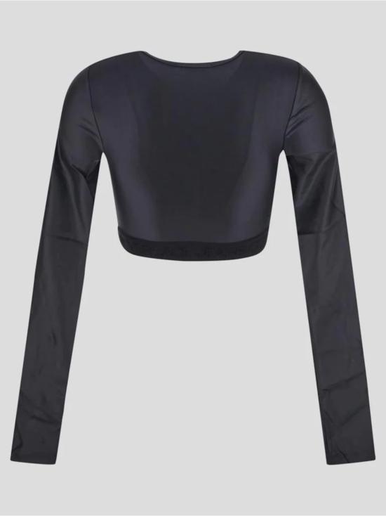  베르사체 긴팔 티셔츠 75HAH218 J0062899 Black - VERSACE