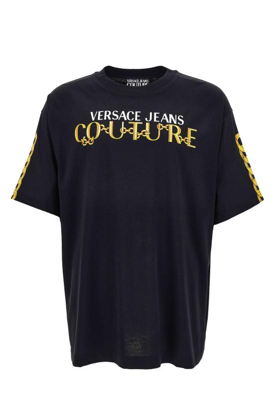  베르사체 반팔 티셔츠 75GAHF01 CJ00FG89 Black