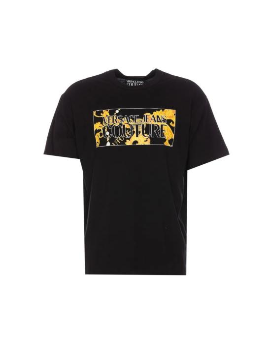  베르사체 반팔 티셔츠 75GAHE01 CJ00EG89 Black