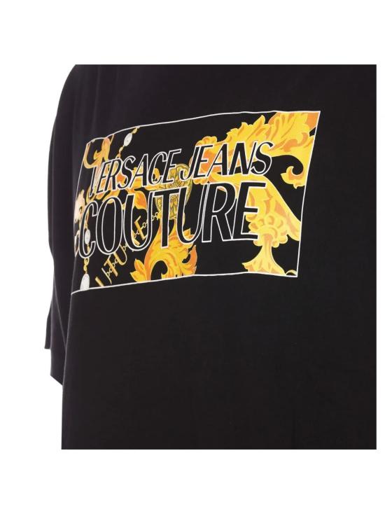  베르사체 반팔 티셔츠 75GAHE01 CJ00EG89 Black - VERSACE