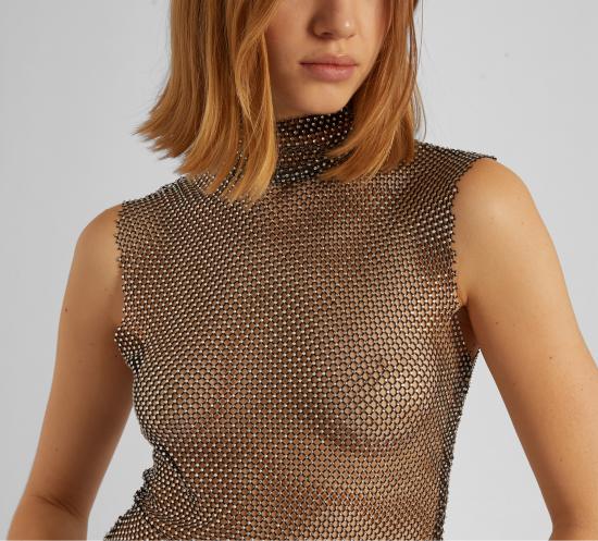  제니 민소매 티셔츠 75AAM628 N0165899 Black - GENNY