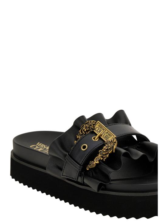 25SS 베르사체 뮬/슬리퍼 78VA3SM5 71570899 Black - VERSACE