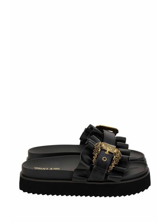 25SS 베르사체 뮬/슬리퍼 78VA3SM5 71570899 Black - VERSACE