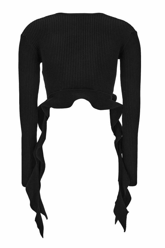  베르사체 긴팔 티셔츠 76HAFM01 CMN33899 Black - VERSACE