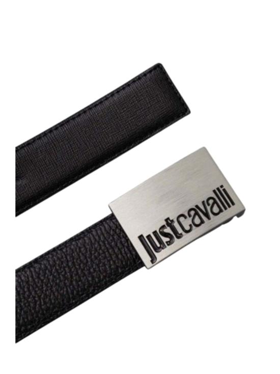  저스트까발리 가죽 벨트 76QA6F10 ZPA40899 Black - JUST CAVALLI
