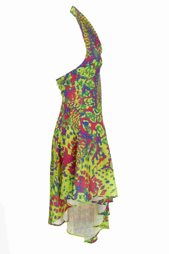  베르사체 미디 원피스 76HAO917 NS395609 Yellow - VERSACE