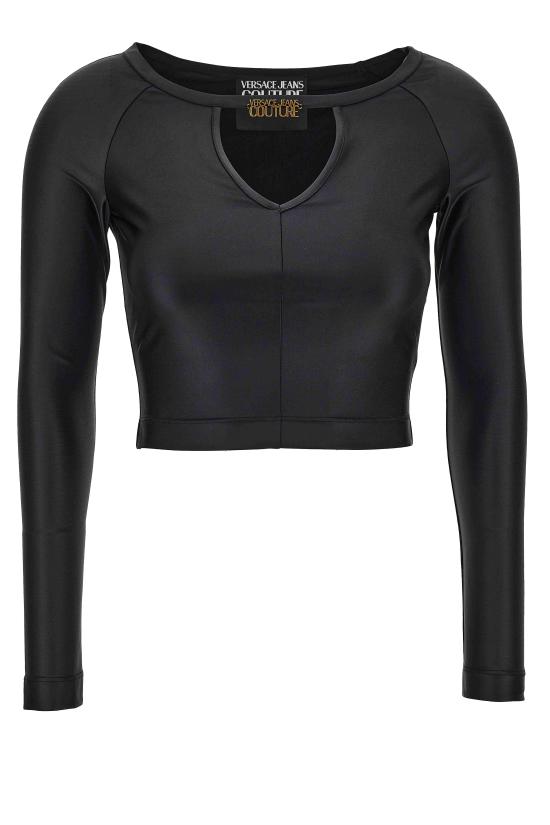  베르사체 긴팔 티셔츠 76HAM204 J0079899 Black