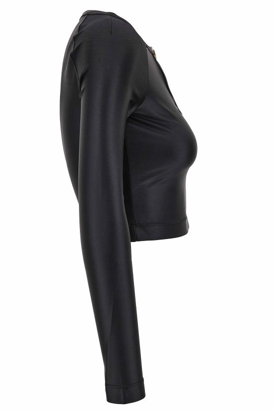  베르사체 긴팔 티셔츠 76HAM204 J0079899 Black - VERSACE