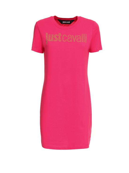  저스트까발리 숏 원피스 76PAOE04 CJ110455 Pink
