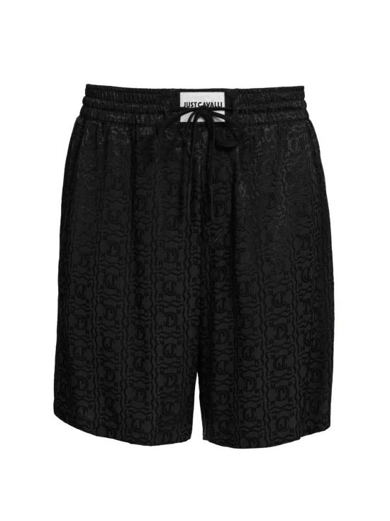  저스트까발리 숏팬츠 76OAD1RT N0290899 Black