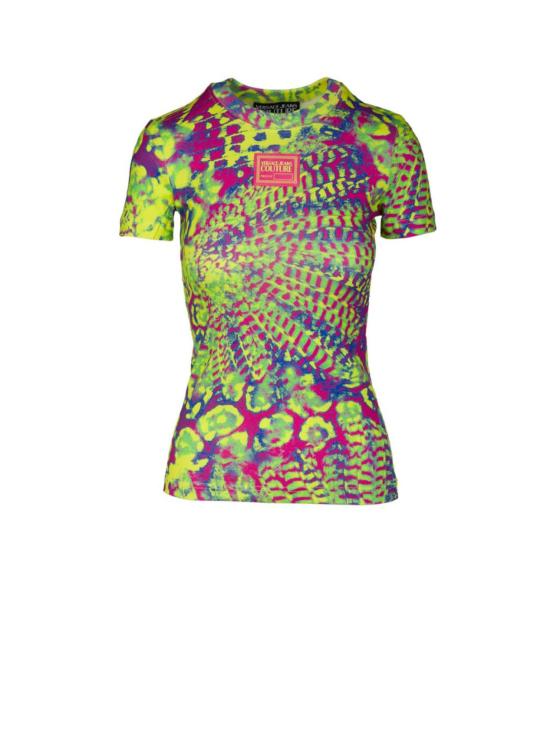  베르사체 반팔 티셔츠 76HAH608 JS285609 Yellow