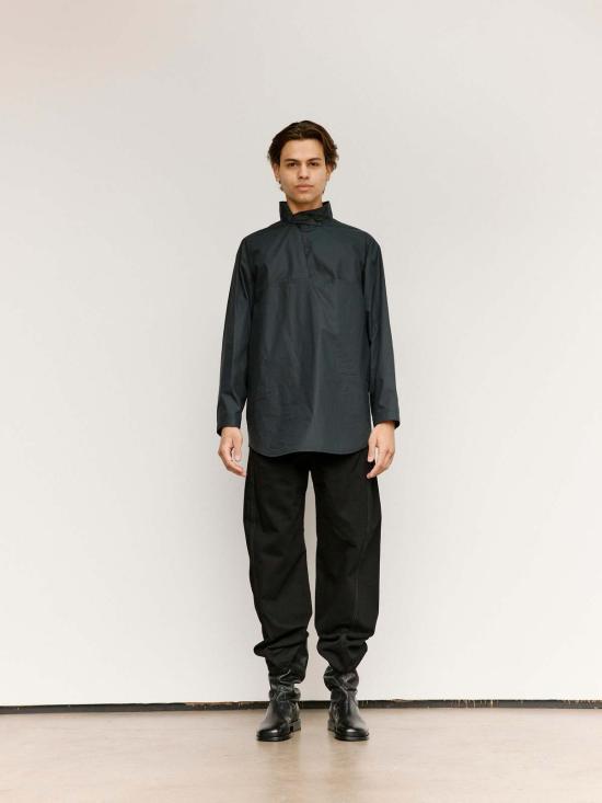  르메르 긴팔 티셔츠 Lemaire Vareuse  제트 블랙 - LEMAIRE