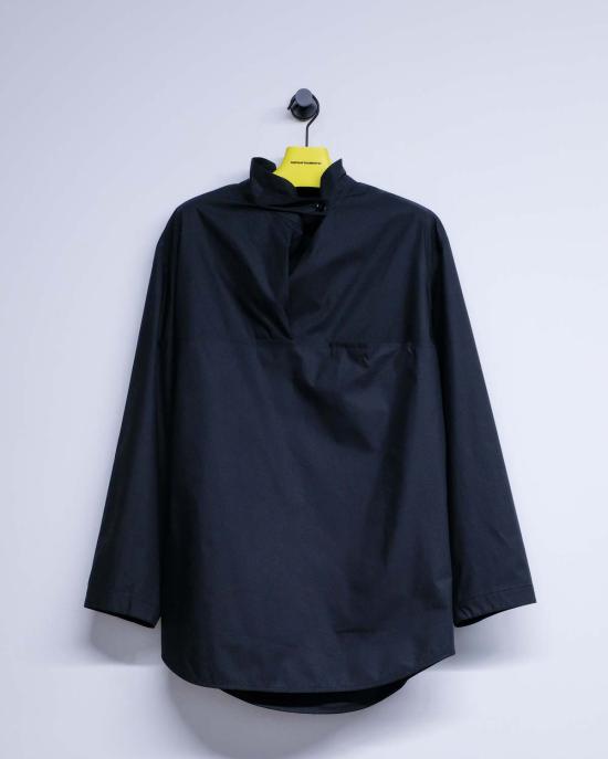  르메르 긴팔 티셔츠 Lemaire Vareuse  제트 블랙 - LEMAIRE