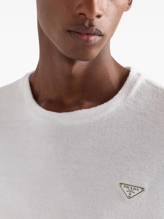  프라다 반팔 티셔츠 UJN885S23216JK white - PRADA