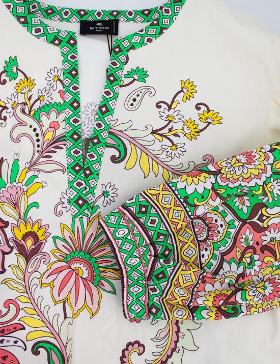 25SS 에트로 블라우스 WRJA0088 99SP5B9 X0802 PRINT ON WHITE BASE - ETRO