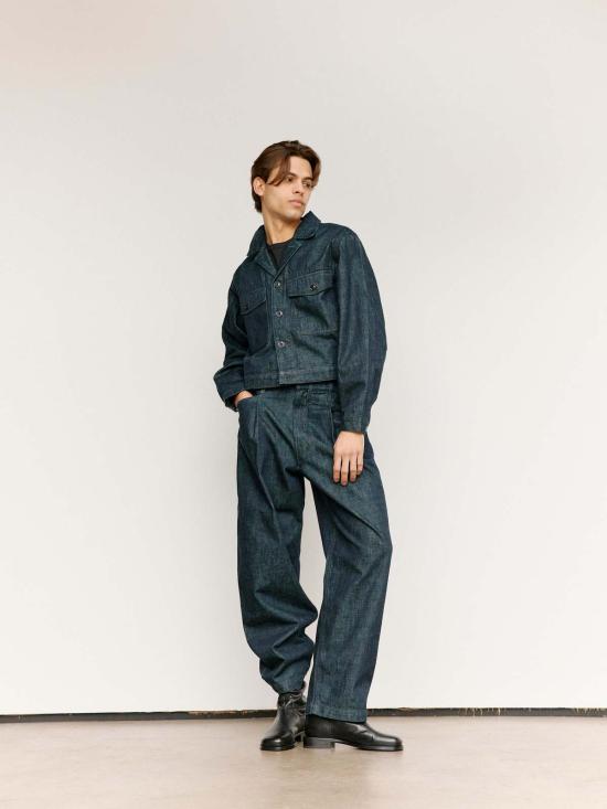  르메르 데님 자켓 헤비 인디고 데님 트러커 재킷