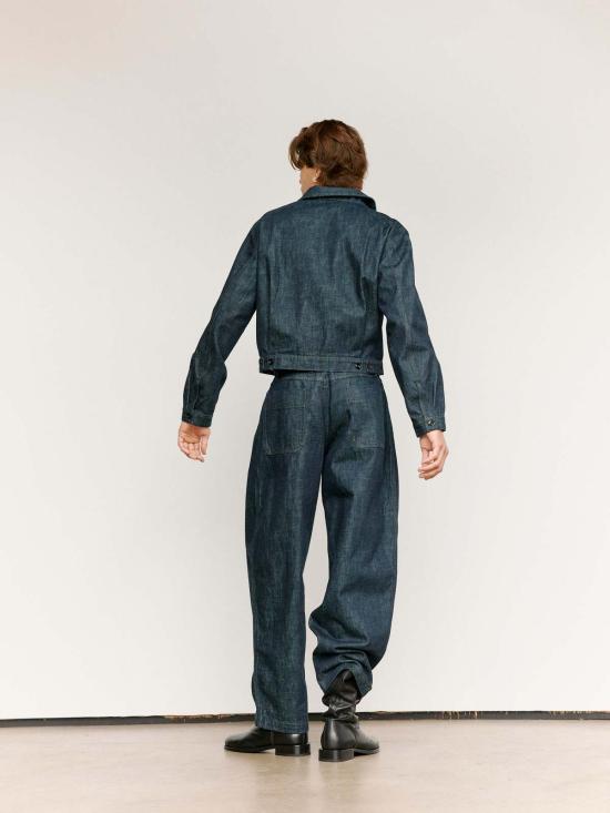  르메르 데님 자켓 헤비 인디고 데님 트러커 재킷 - LEMAIRE