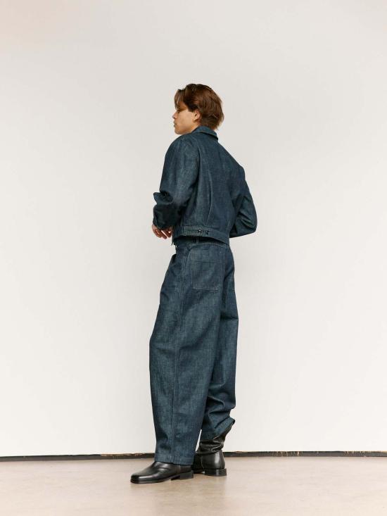  르메르 데님 자켓 헤비 인디고 데님 트러커 재킷 - LEMAIRE