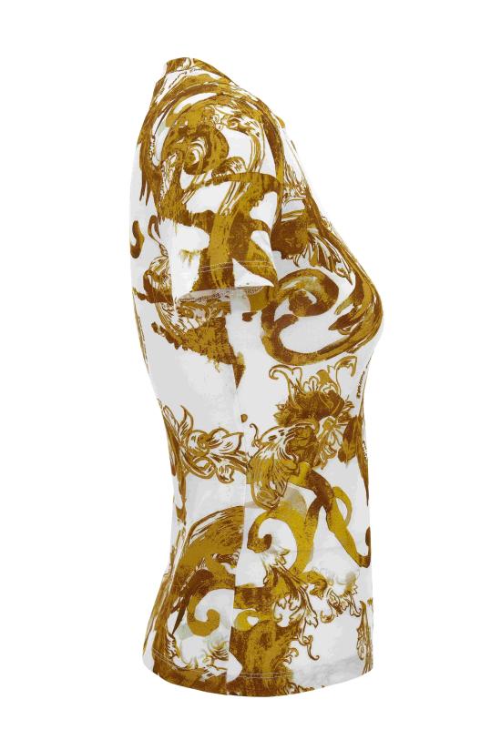  베르사체 반팔 티셔츠 76HAH6D8 JS287G03 White - VERSACE