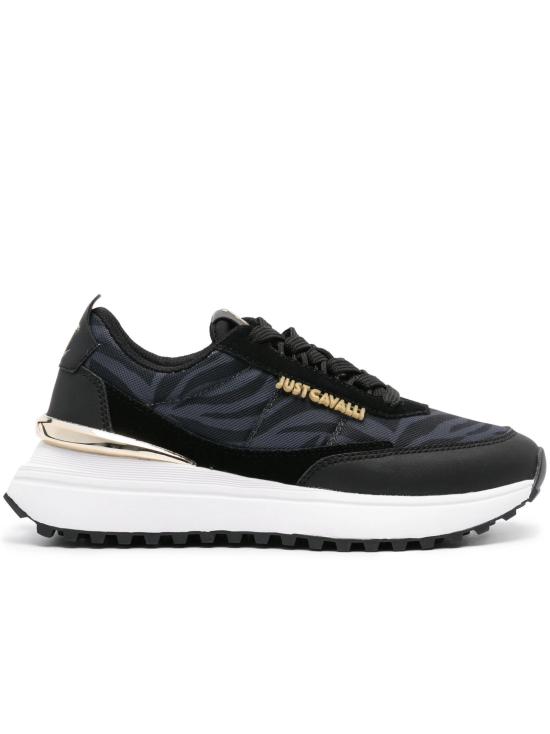  저스트까발리 스니커즈 76RA3SD5 ZSA63899 Black