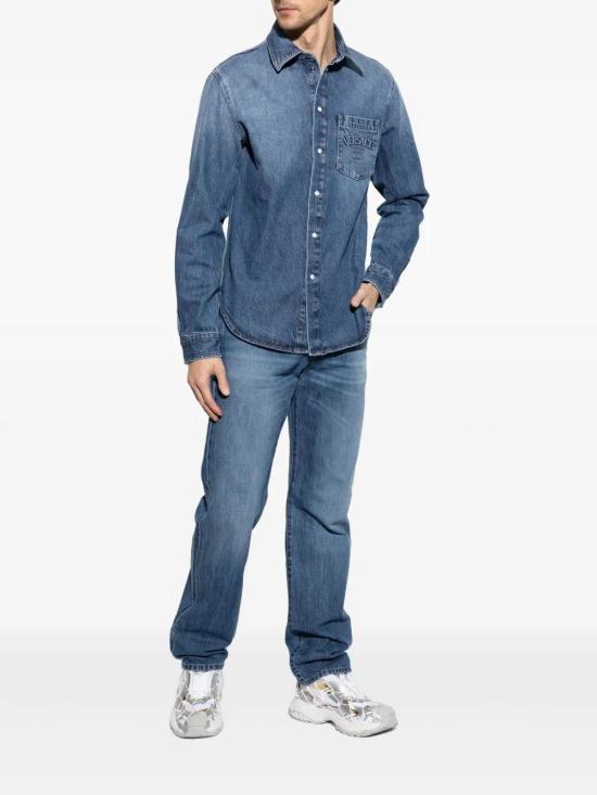  베르사체 데님 팬츠 10189111A13583 powder - VERSACE