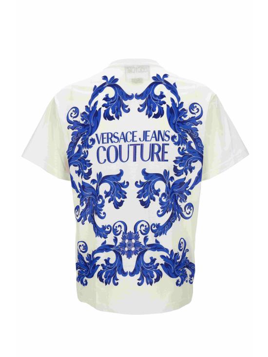  베르사체 반팔 티셔츠 76GAH6RB JS334003 White - VERSACE