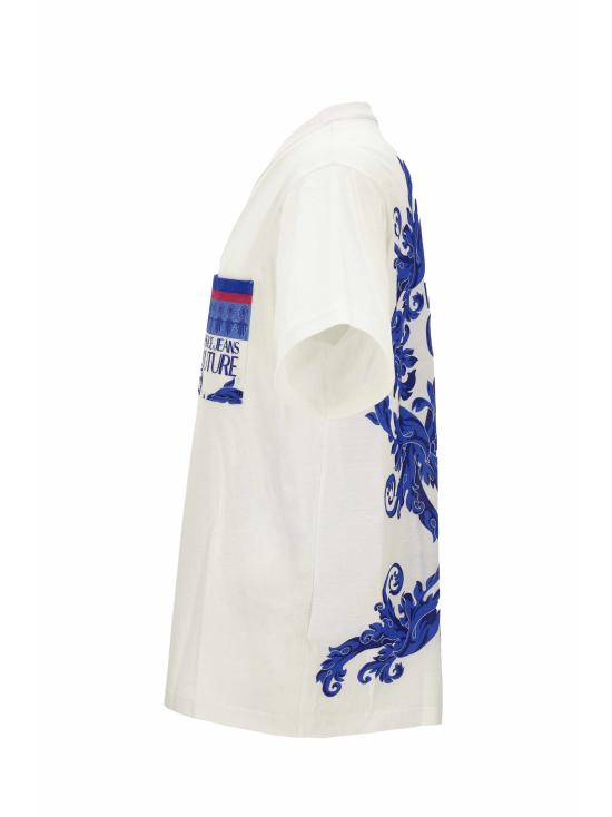  베르사체 반팔 티셔츠 76GAH6RB JS334003 White - VERSACE