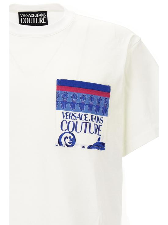  베르사체 반팔 티셔츠 76GAH6RB JS334003 White - VERSACE