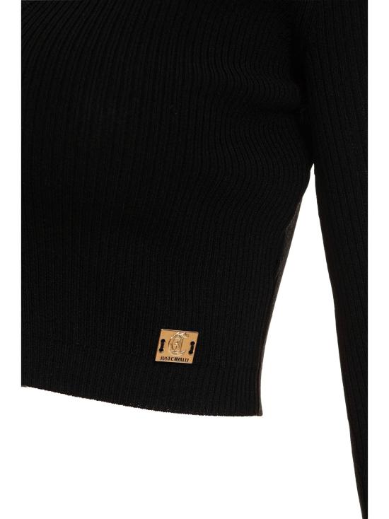  저스트까발리 스웨터 76PAFM46 CMH51899 Black - JUST CAVALLI