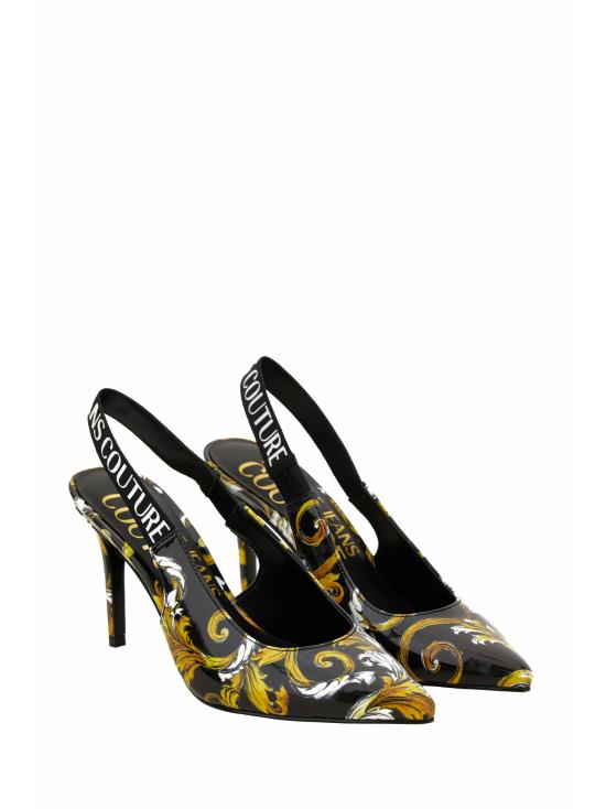 25SS 베르사체 힐/펌프스 78VA3S52 ZS366G89 Black