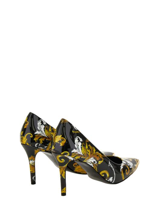 25SS 베르사체 힐/펌프스 78VA3S50 ZS366G89 Black - VERSACE