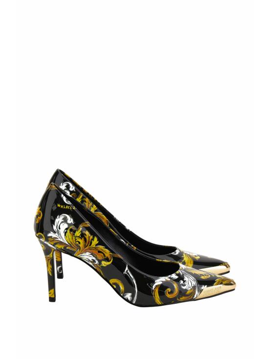 25SS 베르사체 힐/펌프스 78VA3S50 ZS366G89 Black - VERSACE