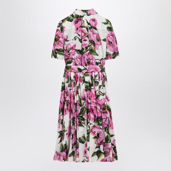 25SS 돌체앤가바나 미디 원피스 F6AGMTHS5S3 XI DOLCE HA5KR 102 red - DOLCE & GABBANA