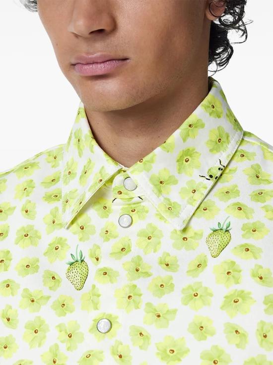  베르사체 긴팔 셔츠 10189261A13598 white - VERSACE