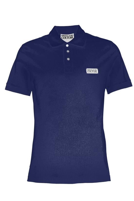 24FW 베르사체 폴로 티셔츠 77GAGT08 CJ01T238 Blue